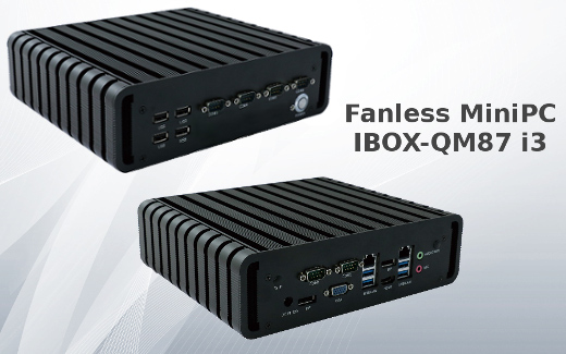 Przemysowy Komuter Fanless MiniPC IBOX-QM87 i3
